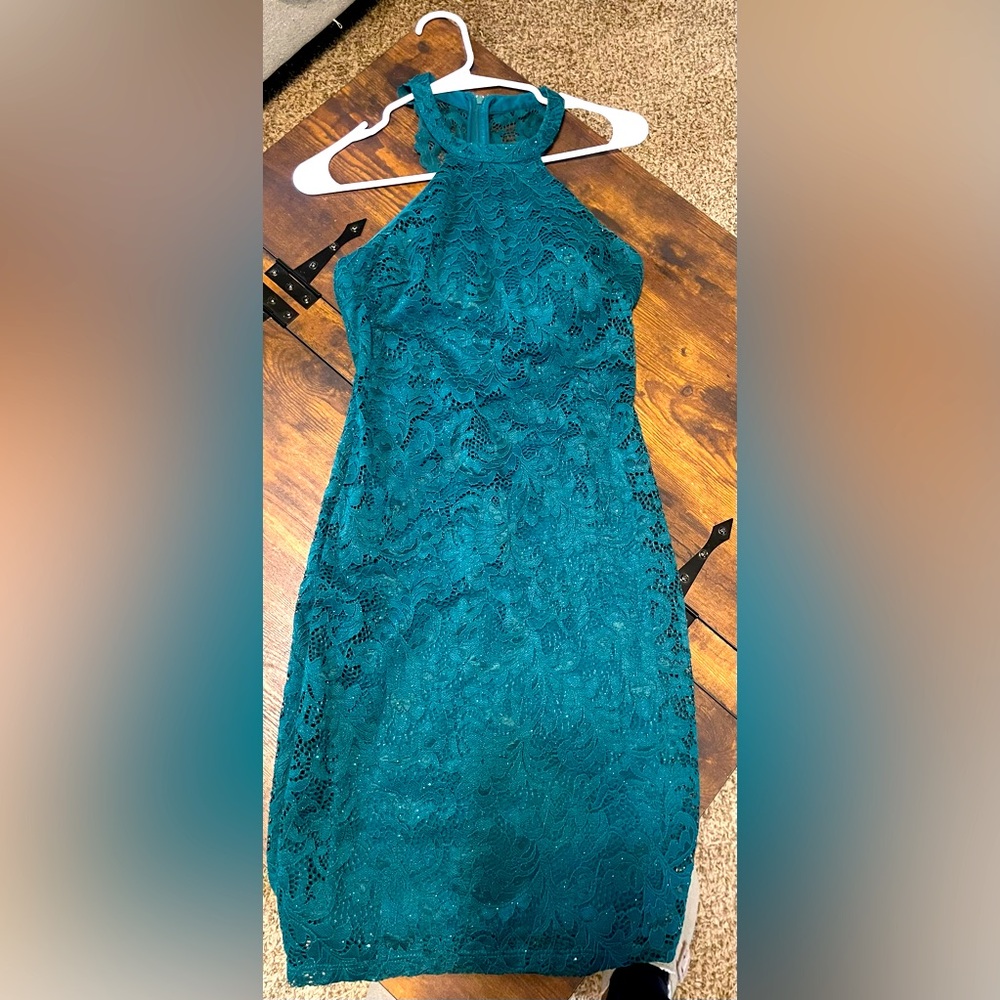 Formal dress dark green size 3